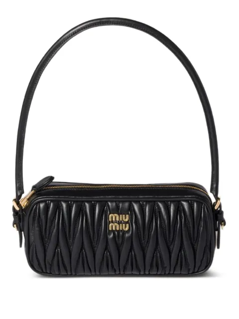 Miu Miu mini matelassé shoulder bag Black 5NE024AFPP