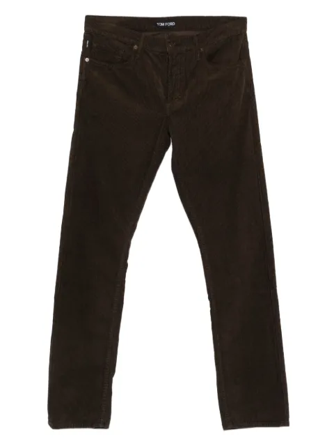 TOM FORD corduroy trousers Green DPH001DMC081
