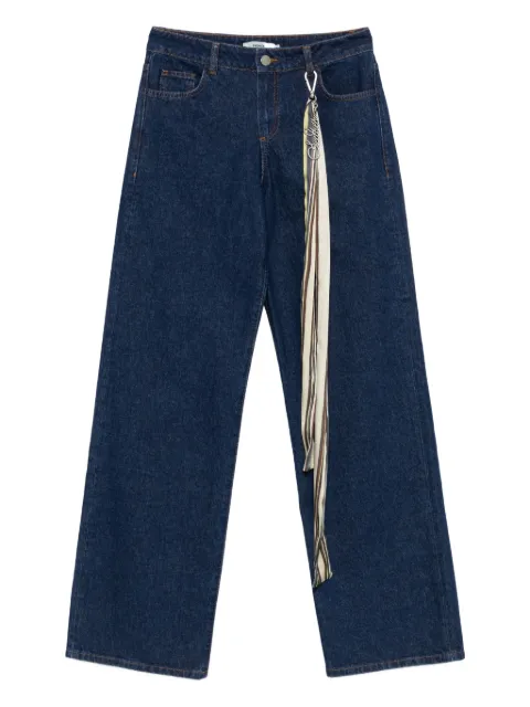 SIEDRES Odette scarf-detail jeans Blue WPF25BT24