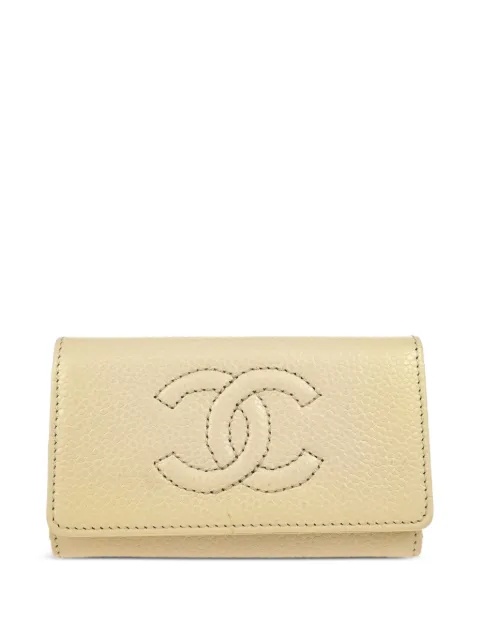 CHANEL Pre-Owned 2005 leather key case Neutrals 9588958