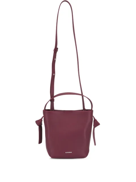 Jil Sander knot-detail shoulder bag Red J07ZI0001P6582609