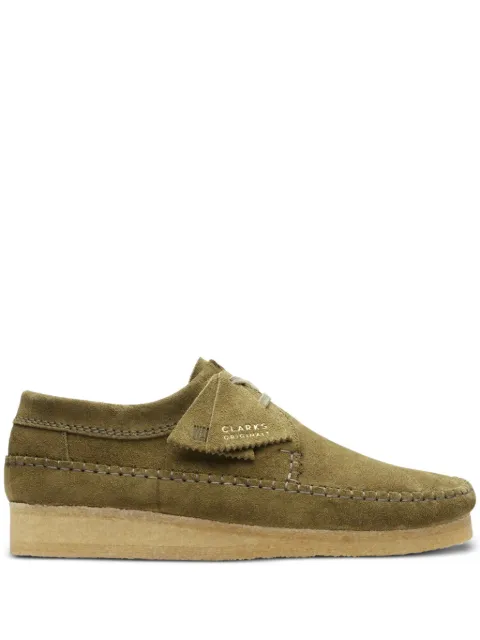 Clarks Originals Weaver "Dark Green Suede" desert boots Green 26166518
