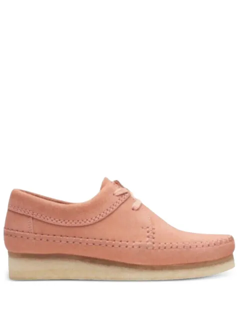 Clarks Originals suede lace-up shoes Pink 26139181