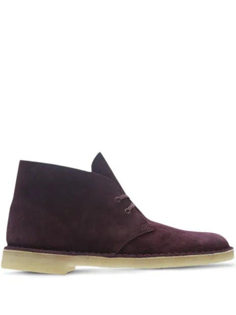 Clarks Originals "Bordeaux Suede" boots Purple 26138228