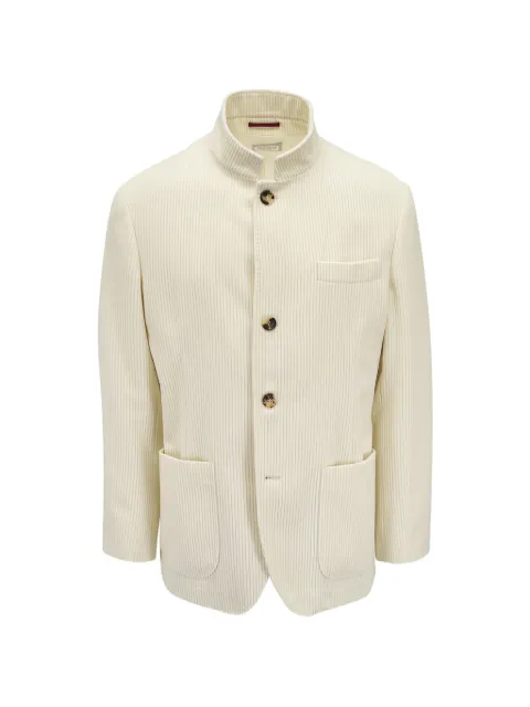 Brunello Cucinelli buttoned corduroy jacket Neutrals MV4236265C369