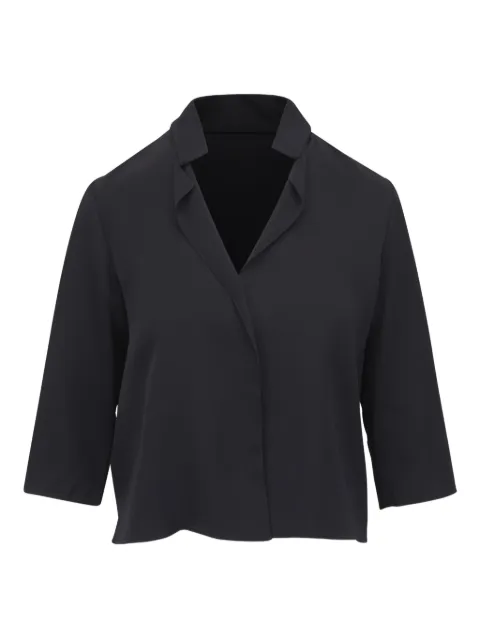 Peter Cohen collared-neck top Black 3697FPBLACK