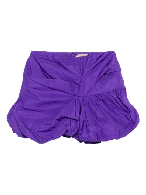 Nº21 bubble-hem skirt Purple C0815844