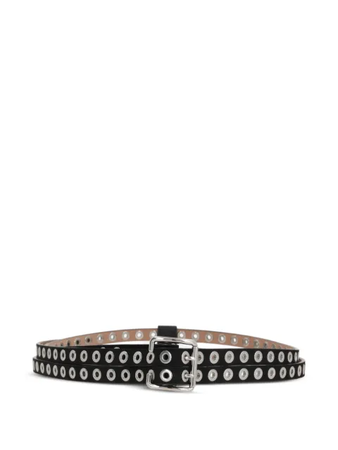 Alaïa double eyelet belt Black AA1C337FCA214