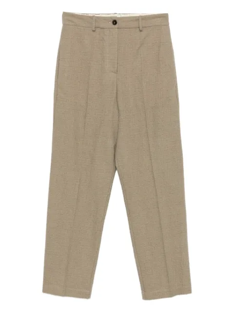Alysi textured wool trousers Green 165123A5048