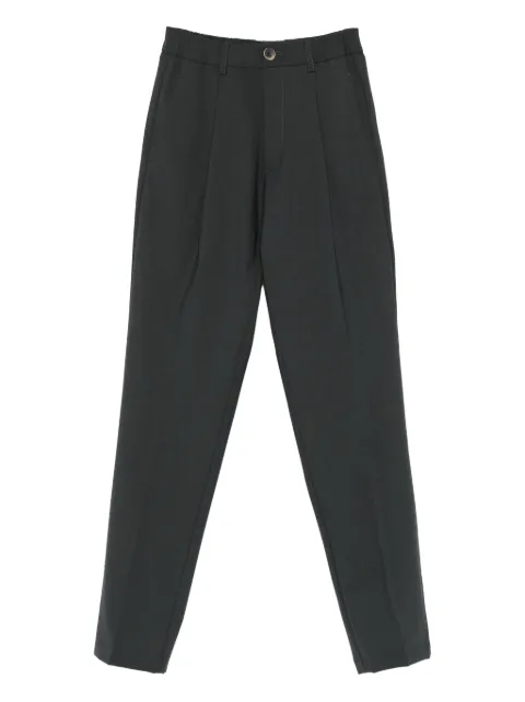 Herno pleated-front straight-leg trousers Grey PT000130U33474S