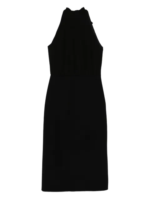 Max Mara halterneck sheath midi dress Black 2526226041600