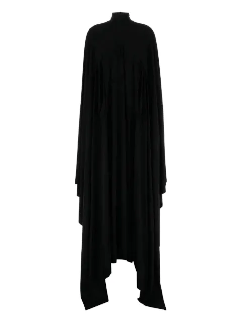 Balenciaga asymmetric maxi dress Black 838789TRV23
