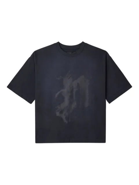 Purple Brand abstract-print cotton t-shirt Black M1081TBBD425