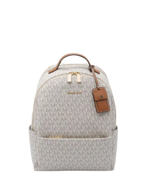 Michael Michael Kors monogram-pattern backpack White 30T5G3XB2B