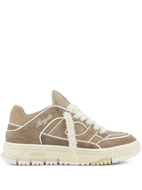 Axel Arigato Area Lo leather suede panelled trainers Brown F3218003