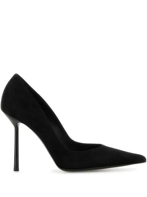 Le Silla 100mm Bella suede pumps Black 4215C090BXPPVEL