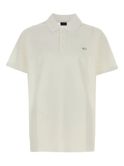 Paul & Shark logo-detail polo shirt Neutrals 24411246