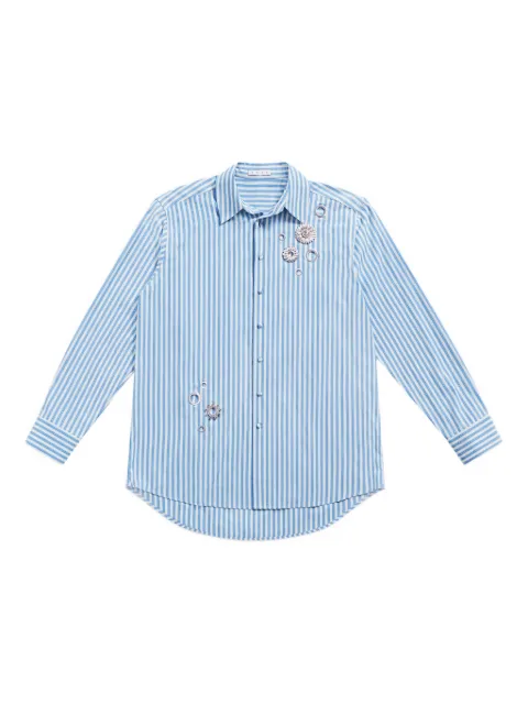 AREA striped shirt Blue PF25AWSH0016FA01