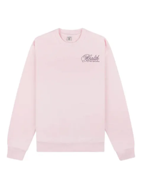 Sporty & Rich logo-print sweatshirt Pink ST071620078P140