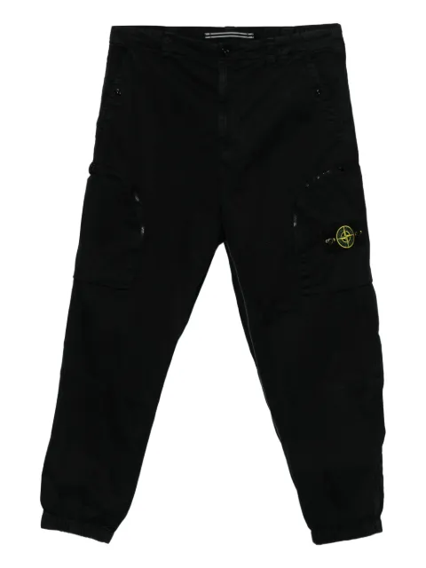 Stone Island straight-leg cargo trousers Black K1S153100004S0004