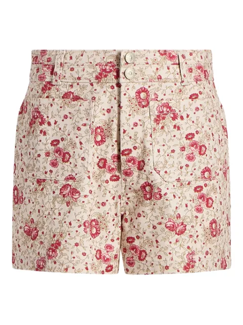 Cinq A Sept Dorothea floral-print shorts Neutrals ZP114410012ZCHRMU