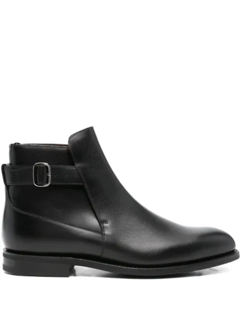 Church's buckle-fastening leather ankle boots Black ETC327FG000009WF