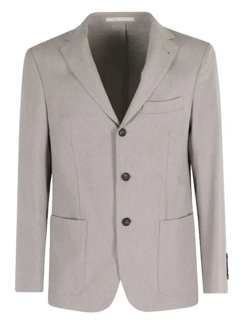 Eleventy three-button patch-pocket blazer Neutrals L70GIAI01BTCRNTES0L300