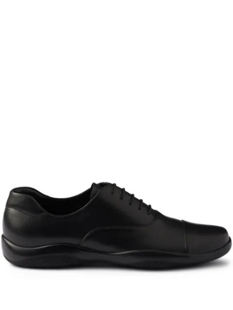 Prada Toblach laced leather shoes Black 4E0770FD001070