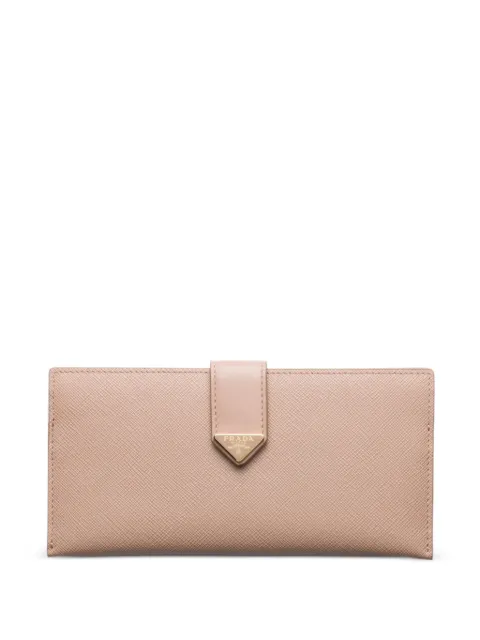 Prada triangle-logo wallet Pink 1MV0292DYG