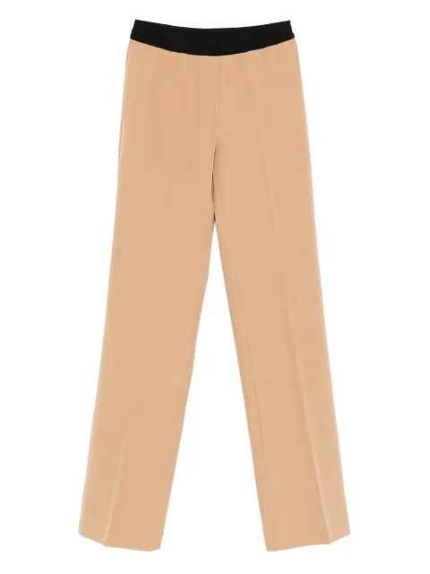 ERMANNO FIRENZE elastic-waistband trousers Brown D47EP021E28
