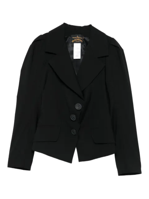 Vivienne Westwood Pre-Owned 2016 puff-sleeve wool jacket Black VW600KP