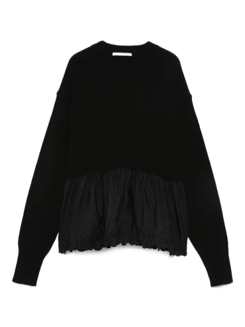 Cecilie Bahnsen ruffled sweater Black 225KNI51002BERAJUMPER