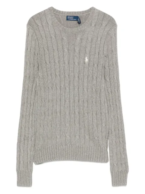 Polo Ralph Lauren cable-knit crew-neck sweater Grey 211971795001