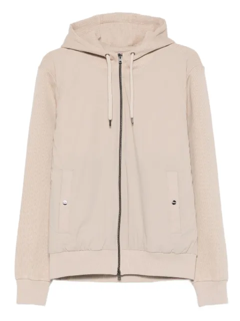 Herno hooded zip-up jacket Neutrals JC00021UR56020