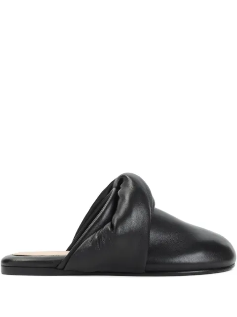 Carven knotted leather mules Black 6252161225
