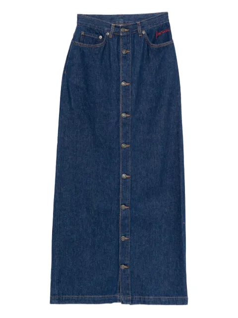 Fiorucci button-front denim skirt Blue W02FPDSK387DN01DN11