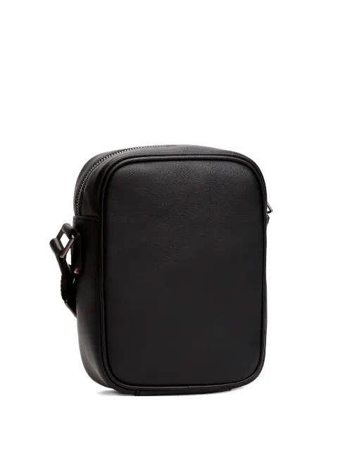 Tommy Hilfiger monogram-pattern messenger bag Black AM0AM13493