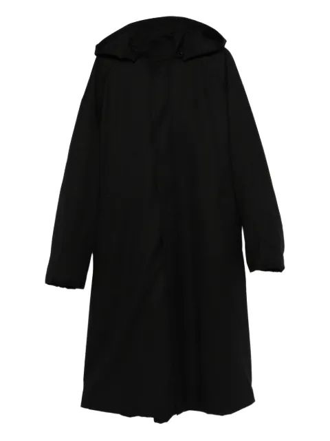 Juun.J hooded wool coat Black JC5930P115