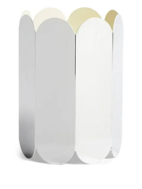HAY scalloped vase (25cm x 17cm) White AE377A603AE88