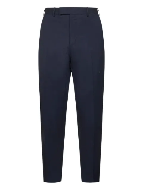 PT Torino pressed-crease flat-front trousers Blue CORFZ1Z00FWDMA370