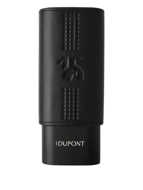 S.T. Dupont logo-debossed cigar case Black D183203