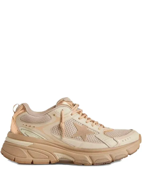 Golden Goose Lightstar sneakers in leather and mesh with star Neutrals GMF00724F007330