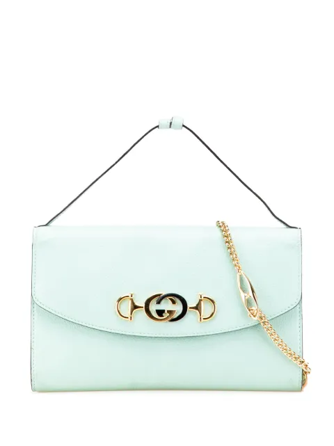 Gucci Pre-Owned 2016-2025 Small Leather Zumi satchel Green V515EI8DENRTQKKG