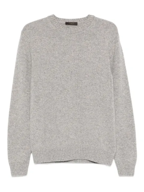 Zanone crew-neck wool sweater Grey 810234ZN233