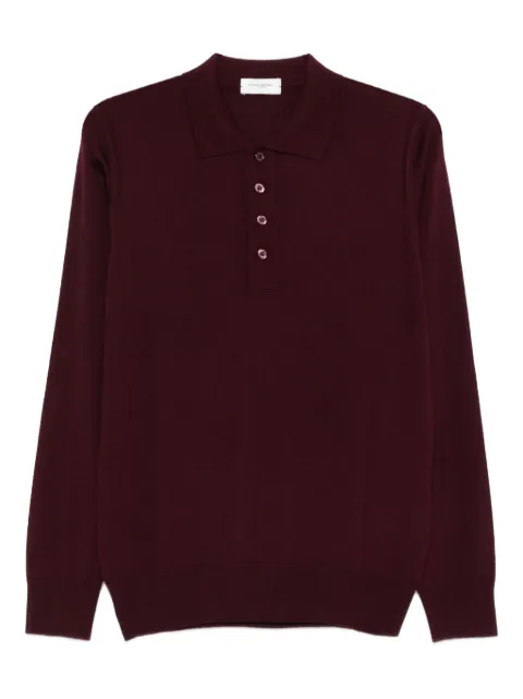 Paolo Pecora wool polo shirt Red A010F001