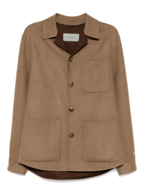 Canali wool-blended jacket Brown SG02957707O30519
