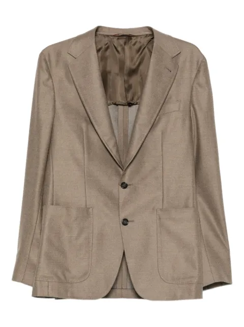 Canali single-breasted blazer Brown 24275L8RCU00034