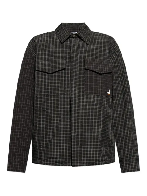 Moschino checked shirt jacket Black 252ZZA05135248