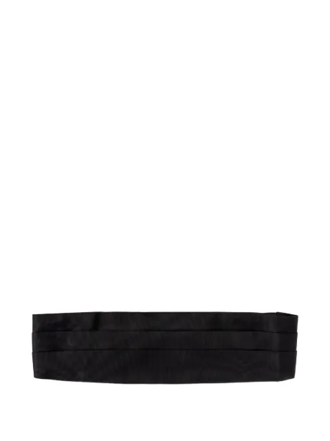 Giorgio Armani silk tuxedo cummerbund Black 3600338P999