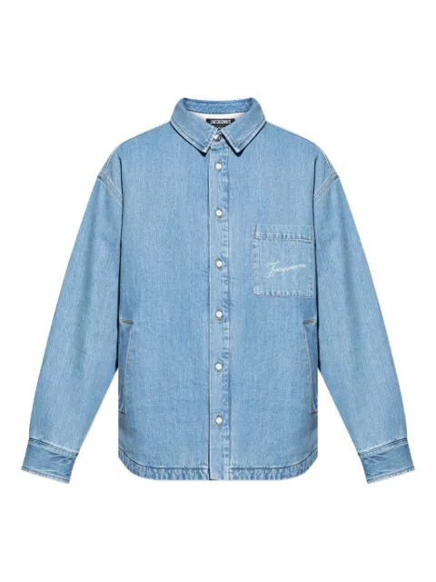 Jacquemus La Chemise Boulanger overshirt Blue OUM00115AD00017